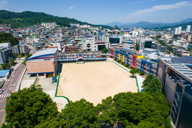 김천초등학교 전경. 김천초등학교 제공