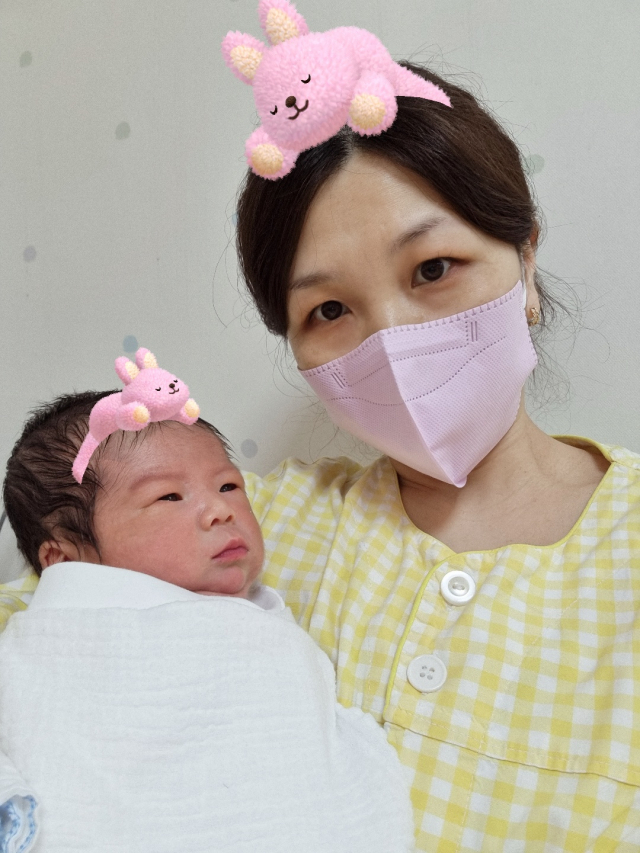 홍현진·심규민 부부 첫째 아들 심지용