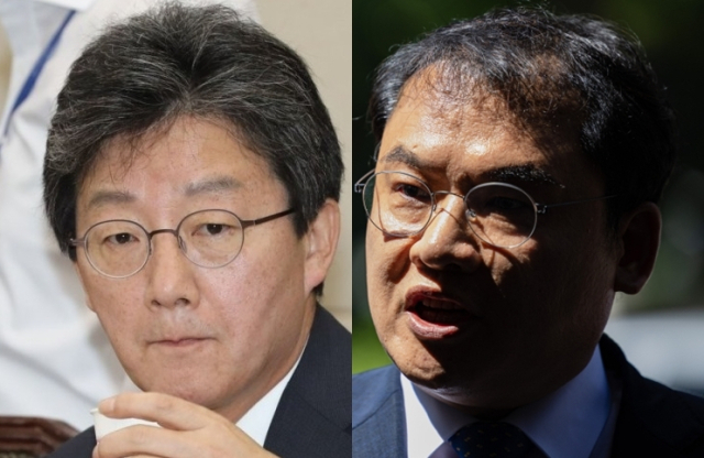 유승민, 강신업. 연합뉴스