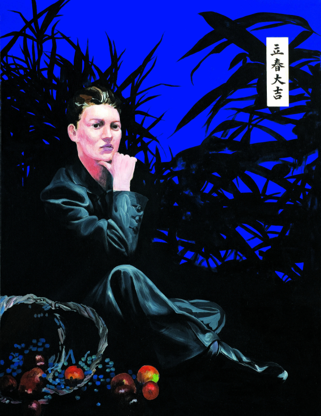 정병국, 立春大吉 Good Luck in Spring, Acrylic on Canvas, 259x194cm, 2000.