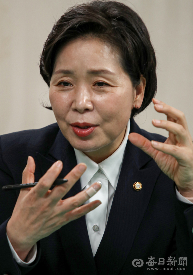 양향자 의원(광주 서구을)이 5일 대구를 방문, 매일신문사 회의실에서 인터뷰를 하고 있다. 안성완 기자 asw0727@imaeil.com