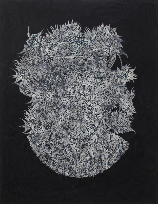 Gogh, 145.5x112.1cm, Fire, Acrylic on Canvas, 2020~2022.