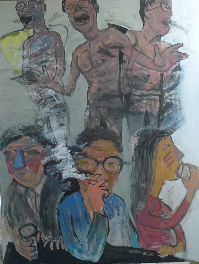 김하균, 취몽, 117x91cm, 2022.