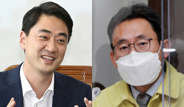 최재훈 달성군수(왼쪽), 김창엽 달성부군수.