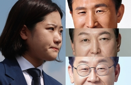 박지현, 이명박, 윤석열, 이재명. 연합뉴스, 매일신문DB