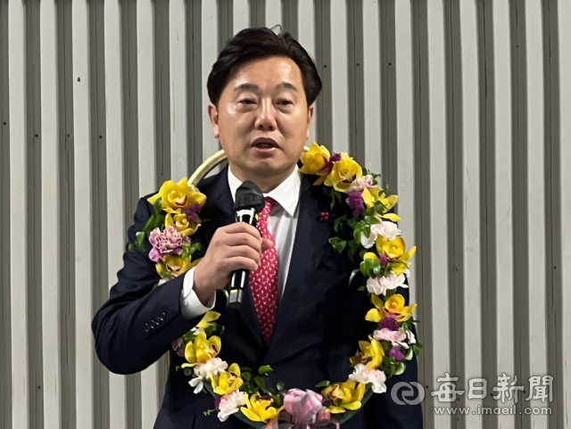 강영근 경산시체육회장 당선자 .