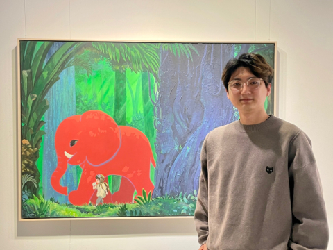 [전시속으로] “빨간 코끼리 통해 따뜻한 위로 받길” 신대준 개인전