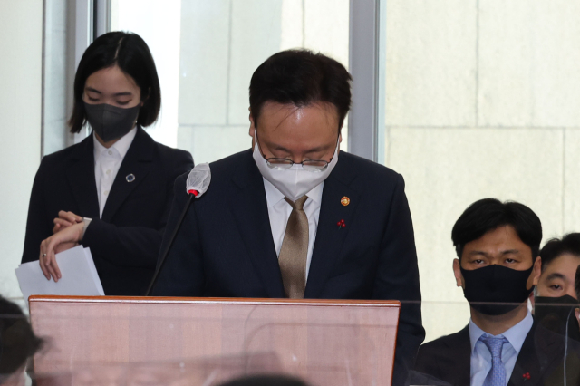 조규홍 보건복지부 장관이 27일 오전 국회에서 열린 