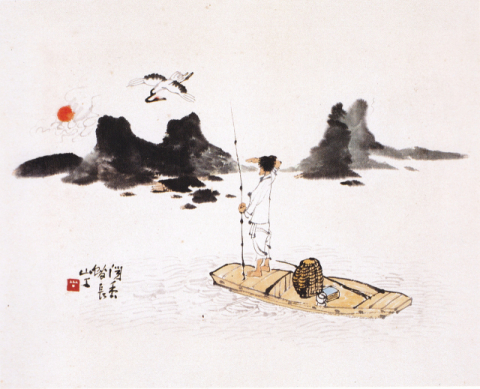 [이인숙의 옛그림 예찬] <183>새로운 하루를 맞이하는 어부의 해맞이