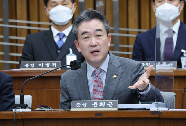 윤희근 경찰청장이 4일 국회에서 열린 