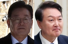 이재명, 윤석열. 연합뉴스