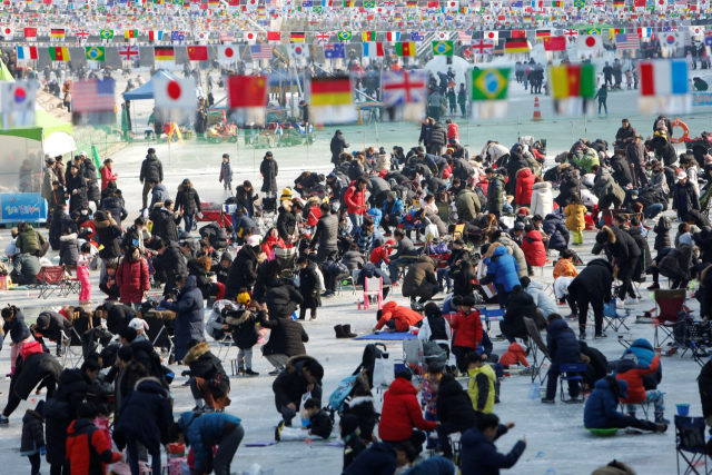 안동 암산 얼음축제. 매일신문 D/B