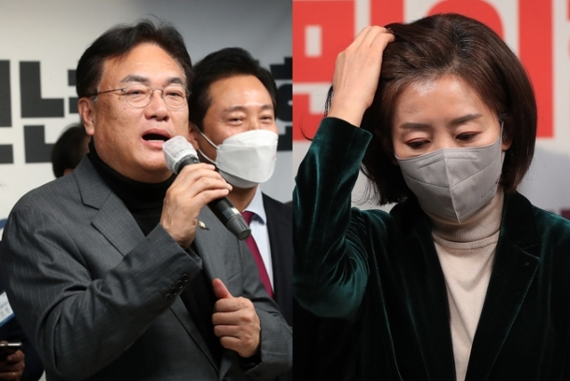 정진석, 나경원. 자료사진 연합뉴스