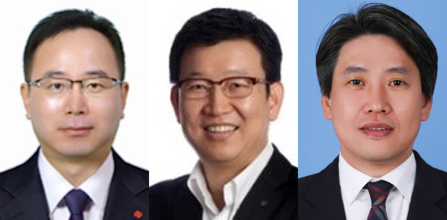 왼쪽부터 조용욱 롯데백화점 대구점장, 민병도 신세계백화점 대구점장, 최원형 더현대 대구점장. 정은빈 기자