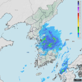 15일 오전 10시 25분 기준 레이더 영상. 기상청