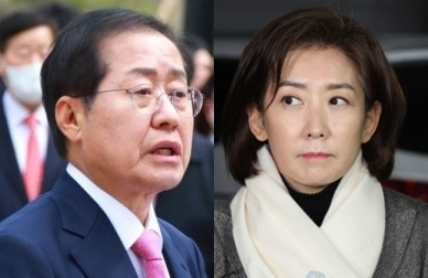 홍준표, 나경원. 연합뉴스