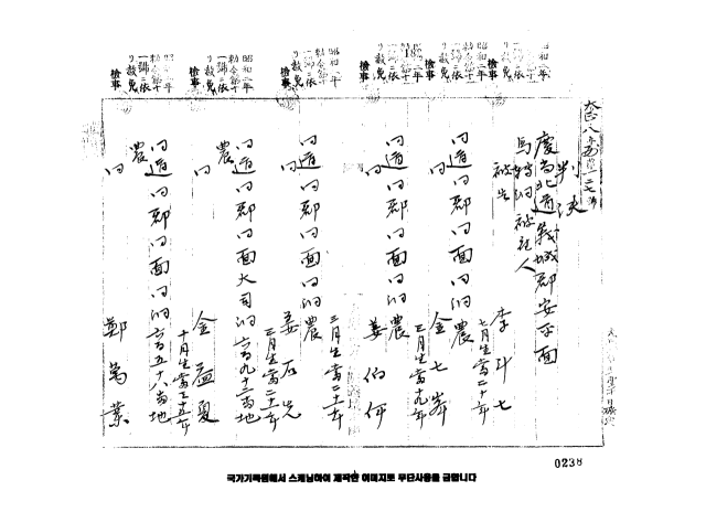 의성 출신 독립운동가인 강백이·강석선 의사 일제법원 판결문. 의성군 제공