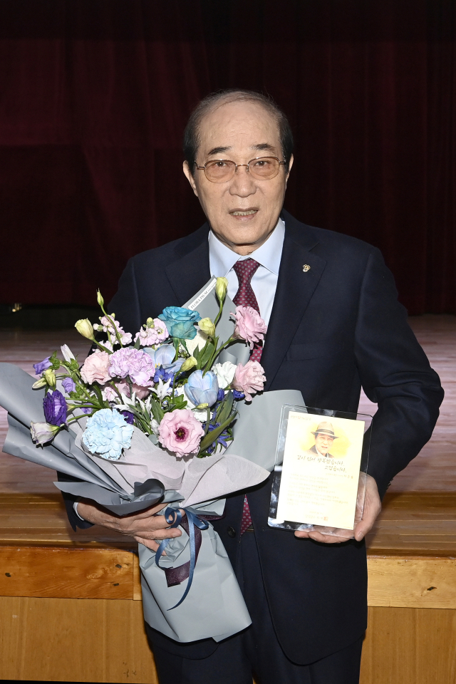 차준용 달성복지재단 이사장이 18일 명예로운 퇴임식을 가졌다. 달성군청 제공.