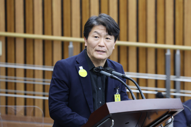 이임재 전 용산경찰서장이 4일 국회에서 열린 