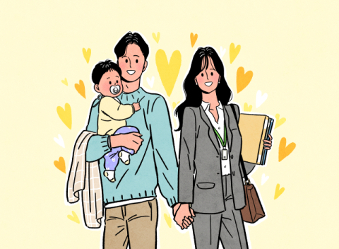아프고 방학 땐 1~2주 '단기 육아휴직'…남성 육아지원도 확대