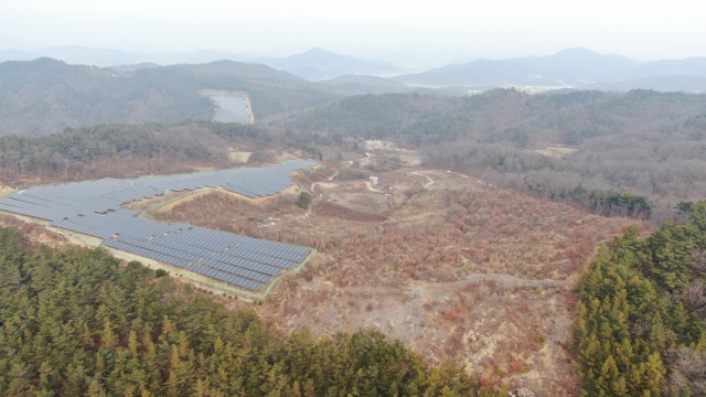 지난 4년간 총 2만9천119㎡규모로 5건의 돈사 건축허가가 났고, 현재도 9천653㎡ 규모의 돈사 건축허가도 진행중인 의성군 단밀면 낙정리 일대 모습. 구미시 제공
