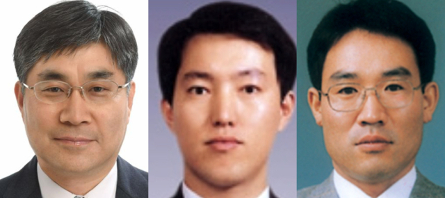 (왼쪽부터) 정용달 대구고법원장, 한재봉 대구지법원장, 김형태 대구가정법원장