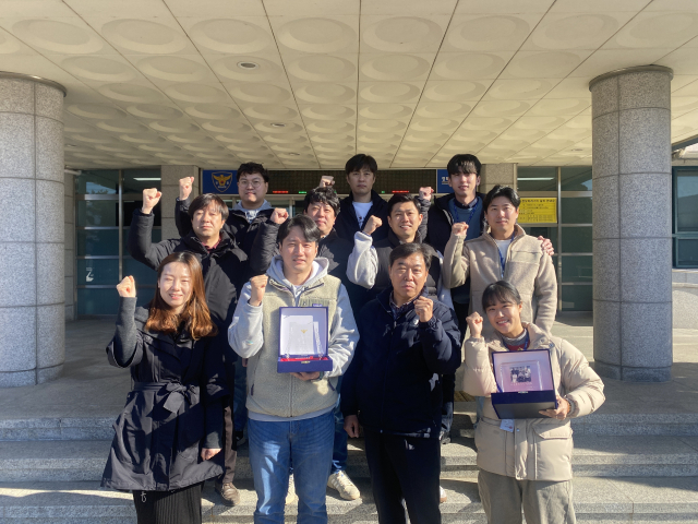 경북 성주경찰서 수사과 형사팀과 지능팀이 동시에 베스트 수사팀에 선정됐다. 성주경찰서 제공