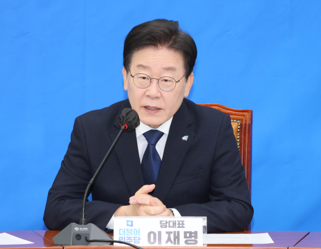 더불어민주당 이재명 대표가 2일 국회에서 열린 초저출생·인구위기대책위원회 출범식에서 발언하고 있다. 연합뉴스