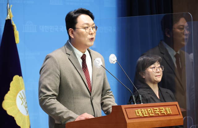 국민의힘 천하람 전남 순천갑 당협위원장이 3일 국회 소통관에서 열린 당대표 출마기자회견에서 