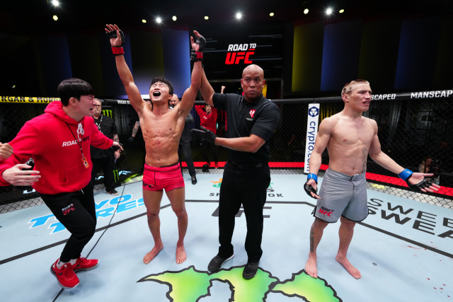 이정영이 5일 미국 라스베이거스 UFC 에이펙스에서 열린 