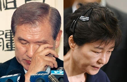 노태우, 박근혜. 매일신문DB, 연합뉴스