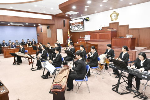 김천시의회, 계묘년 첫 임시회 개회