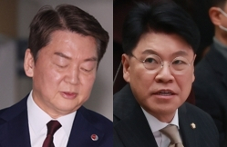 안철수, 장제원. 연합뉴스