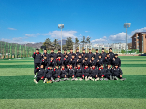 김천상무 U18, 백운기 고교축구대회 첫 출전…목표는 4강