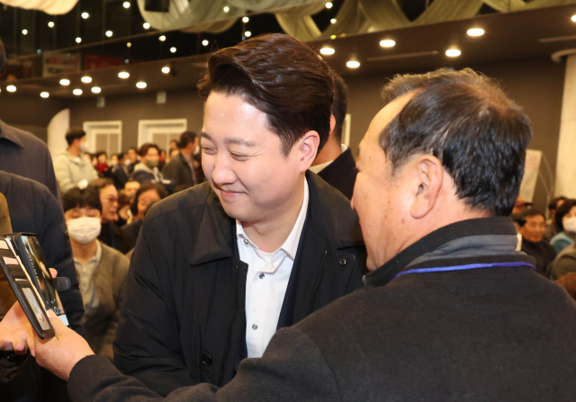 국민의힘 이준석 전 대표가 13일 제주도 제주시 퍼시픽호텔에서 열린 