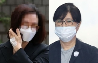 정경심, 최서원(개명 전 최순실). 연합뉴스