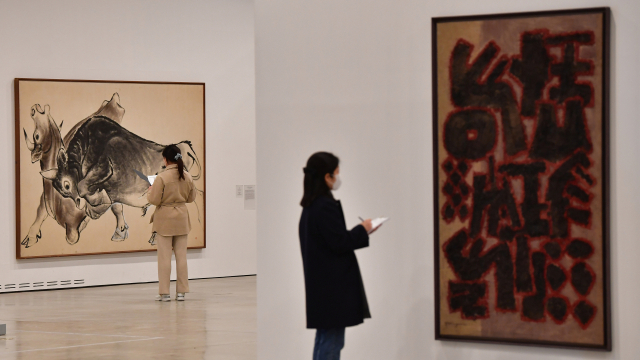 지난 2월19일 대구미술관에서 이건희 컬렉션 한국 근현대미술 특별전 