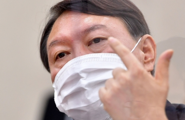 검찰총장 재임 당시 윤석열 대통령. 자료사진. 연합뉴스