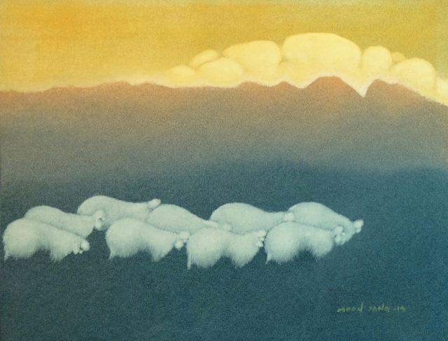 문상직, 여로, 53.0x40.9cm, 2023.