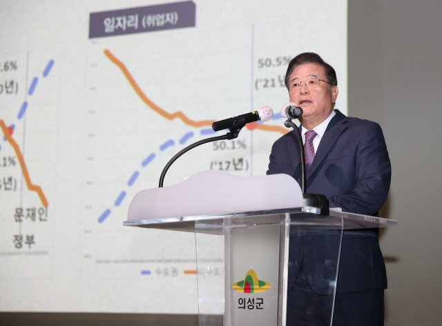 우동기 국가균형발전위원장. 의성군 제공