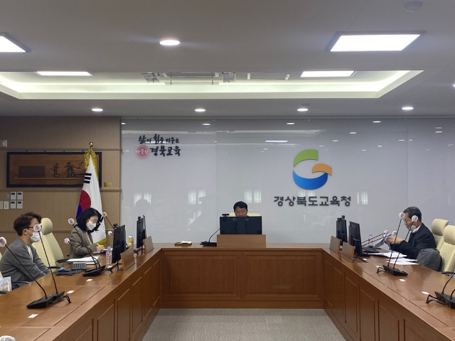 김태형 경북교육청 부교육감이 지난 7일 본청 홍익관에서 열린 