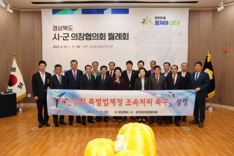 경북시군의장협의회 '대구경북 신공항 특별법 제정 촉구'