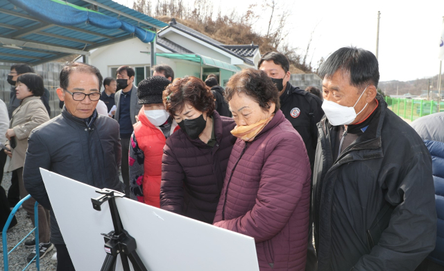 안동 바이오생명 국가산업단지 발표를 앞두고 현장에서 열린 안동시 간담회에서 지역 주민들의 관심도 높았다. 안동시 제공