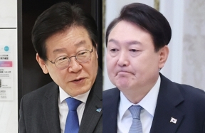 이재명, 윤석열. 연합뉴스