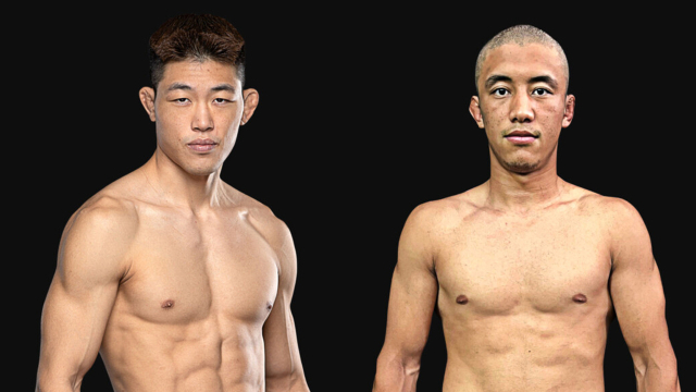 원챔피언십 오호택(왼쪽), 아크바르 압둘라예프. 원챔피언십 제공