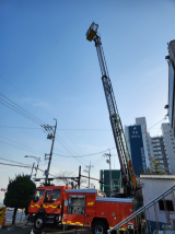 포항북부소방서는 14일 두호119안전센터에 소형사다리차를 배치하고 운영에 들어갔다. 포항북부소방서 제공.