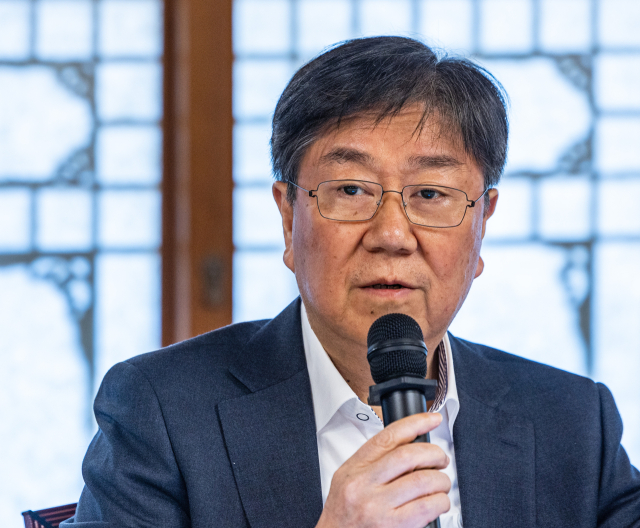 김대기 대통령 비서실장이 19일 오후 서울 종로구 총리공관에서 한덕수 국무총리와 국민의힘 김기현 대표 등 당과 정부, 대통령실 핵심관계자들이 참석한 가운데 열린 당정 협의에서 발언하고 있다. 연합뉴스