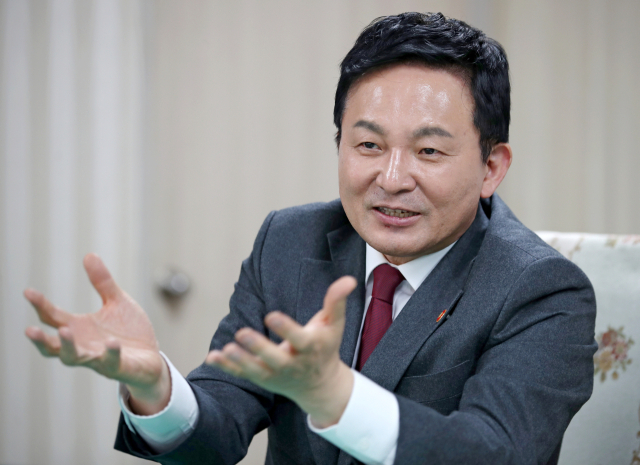 원희룡 국토교통부 장관이 20일 매일신문사에서 인터뷰를 하고 있다. 김영진 기자 kyjmaeil@imaeil.com