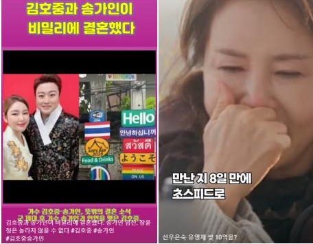 유튜브에 올라온 가짜뉴스. 유튜브 영상 캡처