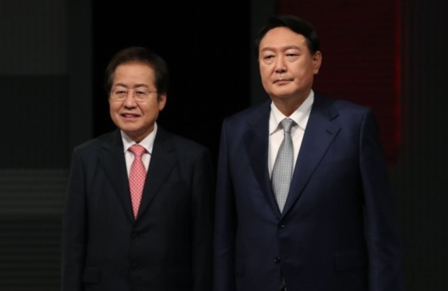 홍준표, 윤석열. 연합뉴스
